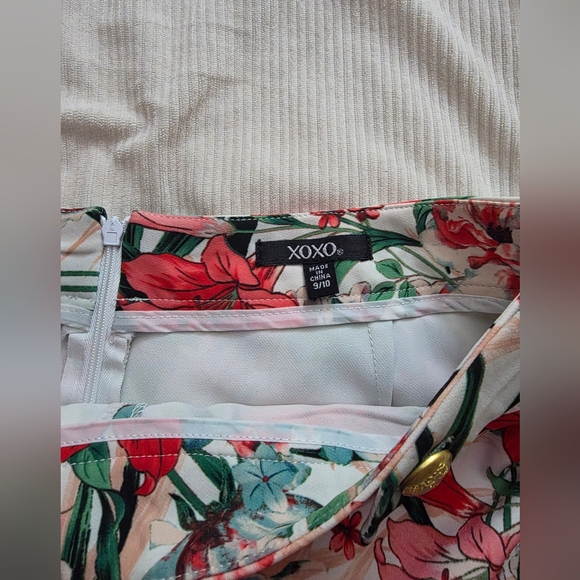 XOXO Floral Skort Size 9/10 Floral Nwot. SKORT ONLY - Picture 7 of 10